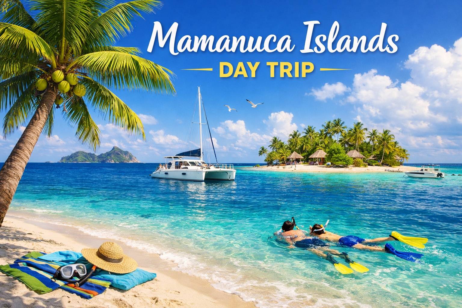 Visit the Mamanuca Islands on a private day trip without staying at a resort